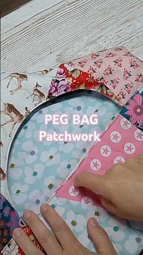 PEG BAG pattern by @stitchwithrachel Easy #patchwork #sewingfestival #pamistyle #diy