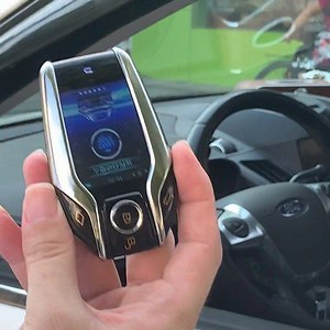 Bmw liquid crystal smart key auto lock unlock function demo from cardot WhatsApp: 8613510257499 | Cardot