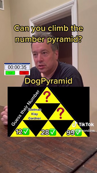 Can you climb the number pyramid?