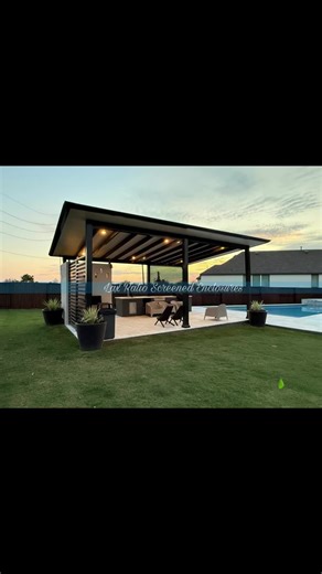 Get your dream patio cover by calling Lax Patio Screened Enclosures. Schedule your free estimate today! #patiocover #shade #satx #fyp