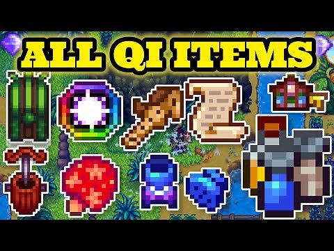 Stardew Valley 1.5 | Which Qi Items Should You Focus on | All QI Items Guide