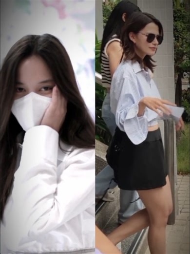 event yang berbeda di hari yang sama tapi style harus sama @Freen @becky armstrong #srchafreen #beckysangels ##ฟรีนเบค #freenbecky #oldbutgold