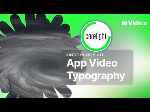 Best App Demo Example for typography driven video
