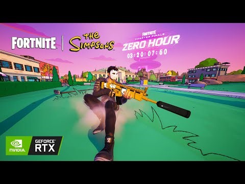 Fortnite SIMPSONS NEW Update Zero Build Gameplay | MAX Graphics + RTX ON
