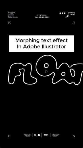 ZEET on Instagram: "Create this morphing text effect in Adobe Illustrator. . Over 150 of my Type City + A-Z effects and workflows are going to be available for download very soon. All in one pack - with all source files included 😮‍💨 . Slapping this gooey text effect on the back of one of the t-shirt concepts for an @amhband promo … . . #adobeillustrator #graphicdesign #adobeillustratortutorial #posterdesign #graphicdesigntips #graphicdesigner #graphicdesigndaily graphic design tutorial #logode