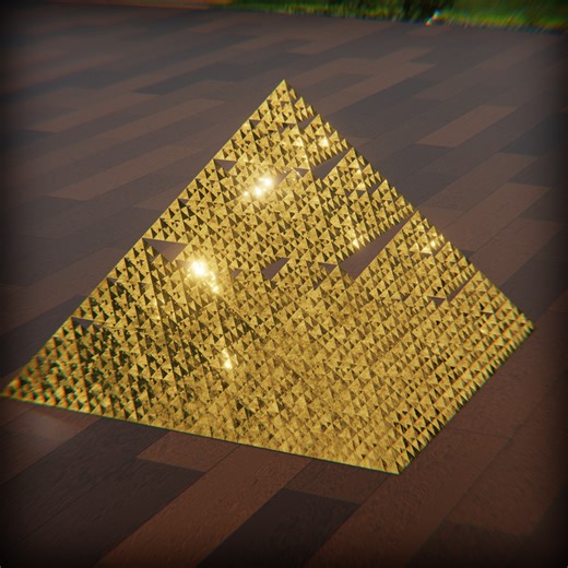 Fractal Pyramid-Blender Practise