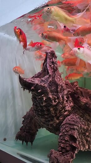 Aligator Snapping Turtle #turtles #aligatorsnappingturtle #snapping #snappingturtle #fish #komet
