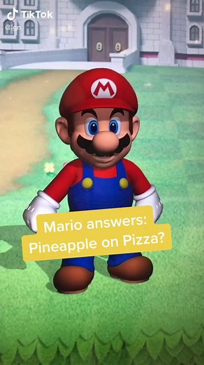 Mario settles the Pineapple on Pizza debate in epic video game ending