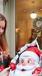 58K views · 103 reactions |  Bring Holiday Fun to Any Wall! Our Santa Claus Wall Sticker adds festive charm and cheer — perfect for decorating doors, walls, and windows this Christmas season! | Henry Walsh | Facebook