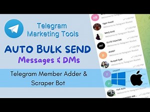 How to Send Bulk Message to Telegram users with Telegram Auto Message Sender 2022 | FREE METHOD