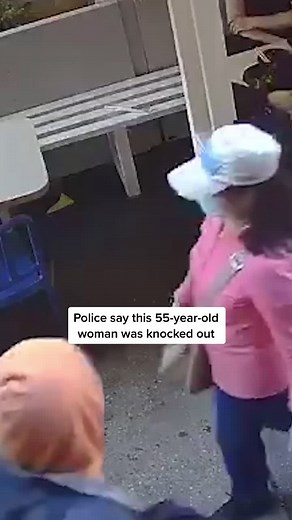 Police say 55-year-old Asian woman was knocked out in unprovoked attack in NYC.