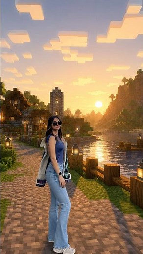Instagram Minecraft Background Photo Editing Prompt for ChatGPT