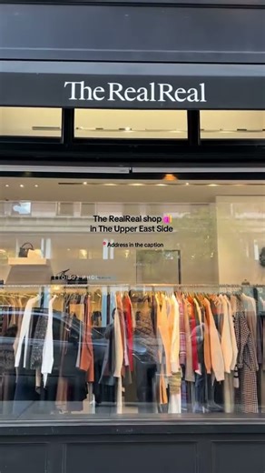 The RealReal shop in Upper East side NYC