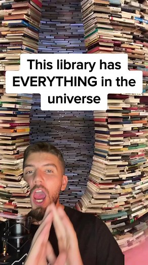 The Library of Babel has literally everything in the universe written inside of it #interesting #fact #algorithm #mindblown | Filip Zieba