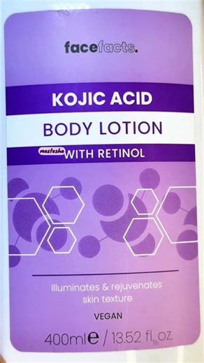 Face Facts Kojic Acid with Retinol Body Lotion
