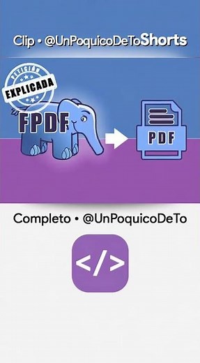 PROGRAMACIÓN / FPDF ~ Aprende a crear PDFs con PHP (Short) @UnPoquicoDeTo