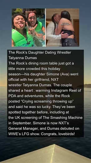 The Rock's Daughter Meet My Girlfriend!!! ... Couple Goes Instagram Official In Reel | #news #shorts