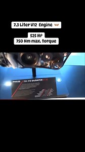 The 7.3 L V12 Naturally Aspirated Engine (M120) in the exhibition "50 Years of AMG" at the Mercedes-Benz Museum in Stuttgart(Germany)… | Rumbidzai Nyazungu