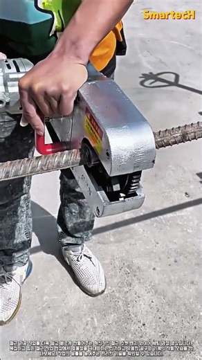 기계를 활용한 효율적인 철근 와이어 세팅 공정 #worker #process #engineering #builder #hardware