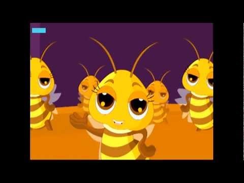 greedy bees - Animated cartoon story for kids - nursery story