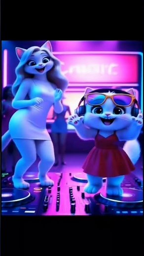 Funny Cartoon DJ Dance 😂🔥 | Crazy Party Animation #Shorts