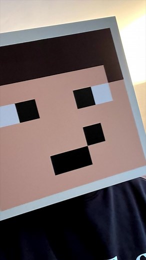 Unboxing a Pixelated Character Cutout