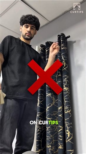 Try this Easy curtain hack at home.