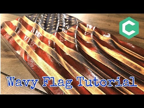 How To Make a Wavy Wooden Flag with Carbide Create Pro