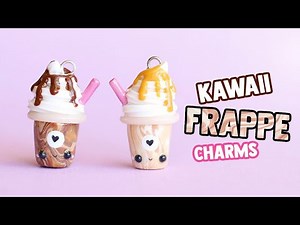 Kawaii Chocolate Caramel Frappe │ Polymer Clay Tutorial