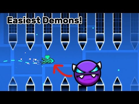 Top 3 EASIEST Demons (Free Demons?) (2025) | Geometry Dash