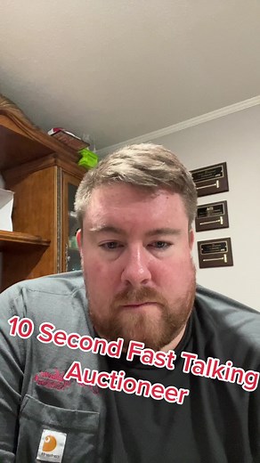 10 Second Fast Talking Auctioneer