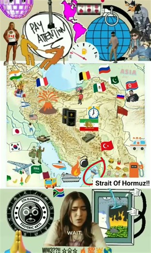 The Strait Of Hormuz!! ☆♤☆ 🔥💯🌟🌎 #highlights #money #tiktok Is This World War 3??