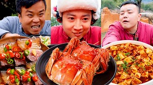972K views · 10K reactions | Big Crab, Da Zhuang returns for a limited time to celebrate the New Year with everyone【干饭兄弟】 大螃蟹，大壯時回歸，陪大家過大年，祝大家新的一年吃飯香香，快快樂樂 Big crab丨TikTok Video|Eating Spicy Food and Funny Pranks丨Funny Mukbang #吃播 #美食 #搞笑 #干饭兄弟 #mukbang | 干饭兄弟 | Facebook