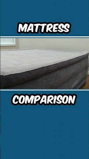 INTEX Dura-Beam Standard Pillow Rest Airbed vs The INTEX Dura-Beam Deluxe Comfort-Plush Airbed