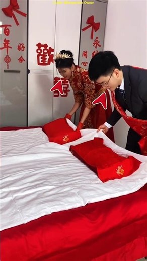 Ancient Chinese Wedding Ritual for a Happy Married Life #shorts