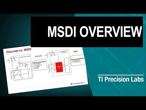 MSDI overview
