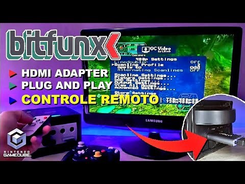 Conversor Digital HDMI para GAMECUBE (BitFunx) - Unboxing + Teste