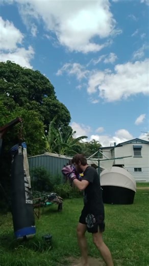 flying knee practice