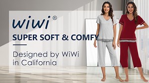 Watch Pajamas Set for Women V Neck Striped Sleepwear on Amazon Live