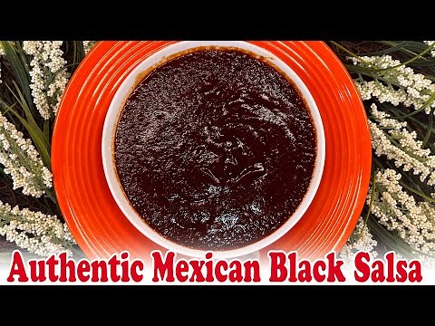 Authentic Mexican Black Salsa Recipe