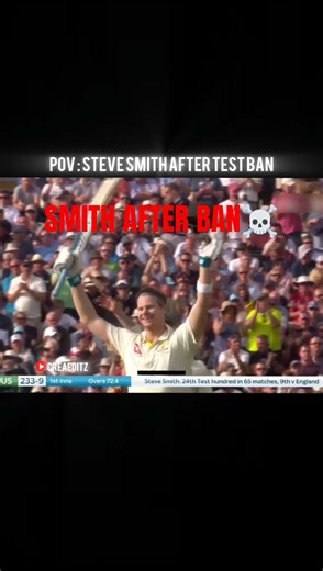 Pov: Steve Smith after test ban #stevesmith #cricket #cricketlover #cricketshorts