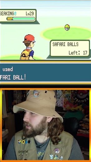 Fisherman Catches his First Seaking!! 🎣 🐟 #pokemon #pokemonleafgreenandfirered #pokemonchannel