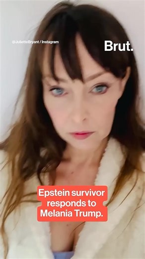 Epstein survivor responds to Melania Trump.