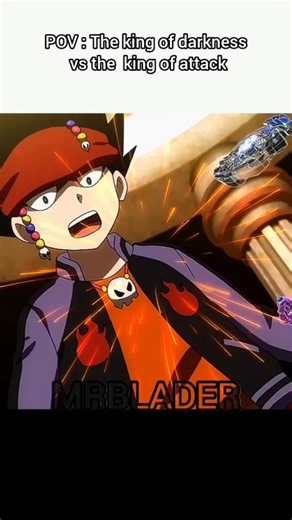 POV : The king of darkness vs the king of attack #beyblade #edit