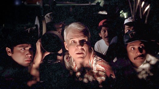 Steve Martin's low-budget motion picture (last scene) Bowfinger