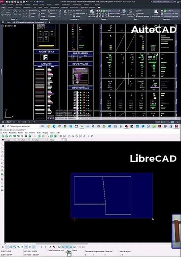 AutoCAD vs LibreCAD