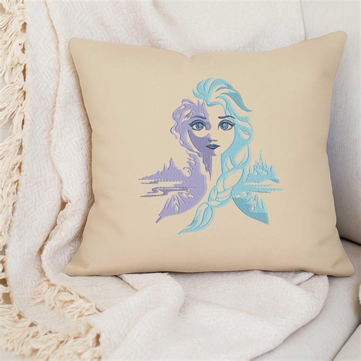 Winter Queen Embroidery Design, Snow Princess Silhouette, Ice Castle Machine Embroidery File - Etsy UK