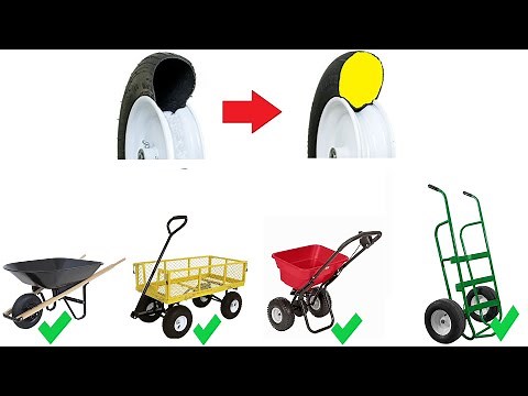 DIY: Making Flat-Free Tire from Damaged Tire