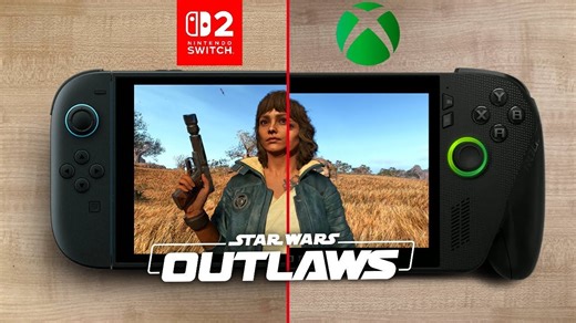 星球大战：亡命之徒 | Switch 2 vs ROG XBox Ally X | 画质对比 | 作者：HandsOn Power