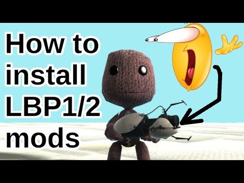LittleBigPlanet 2 Tutorial : How to install .mod files with a modded PS3